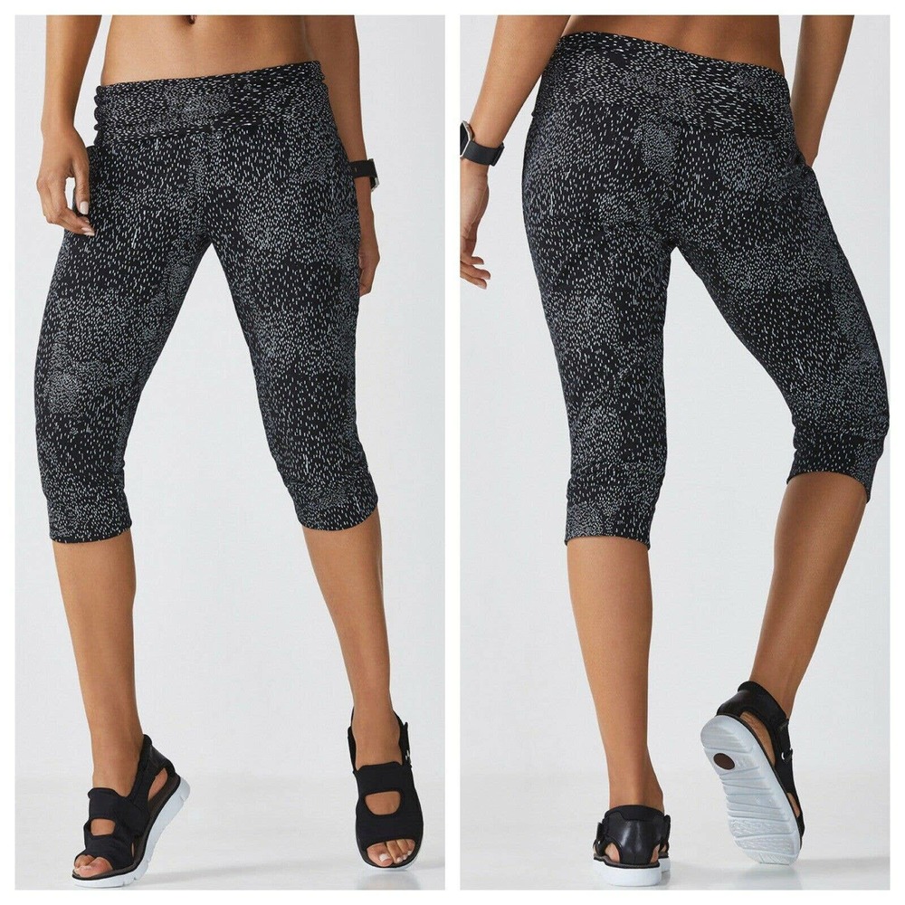 Fabletics Hamilton Constellation Print Foldover Sweatpants Joggers